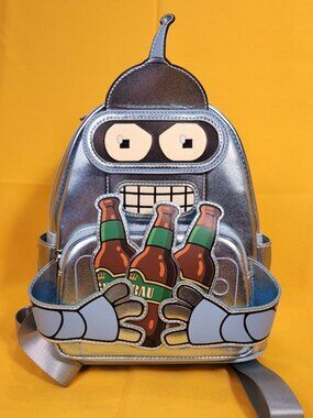 Loungefly Futurama Bender Cosplay WonderCon Limited Edition Mini Backpack NEW